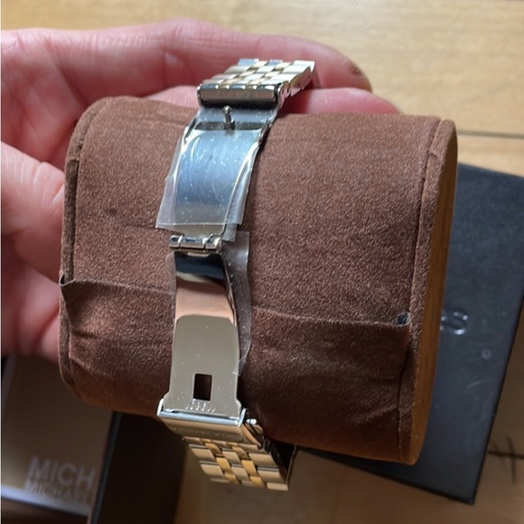 NEW - Michael Kors Ritz Chronograph Two Tone Steel Watch - Picture 6 of 7